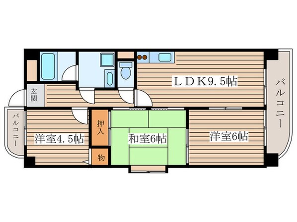 ベルフォール瑞穂の物件間取画像